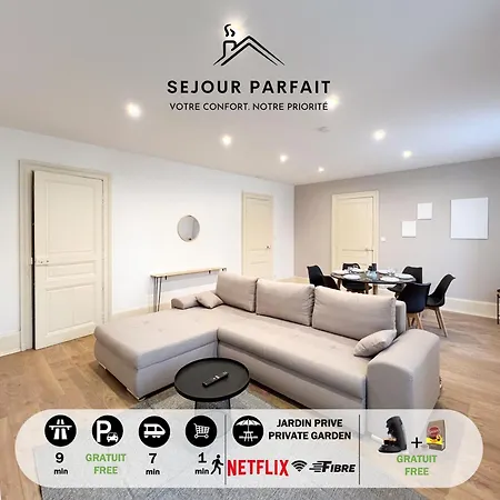 Appart'Hotel Le Jaures - Jardin Prive Et Netflix Belfort Exterior photo