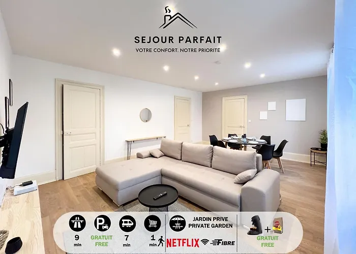 Appart\'Hotel Le Jaures - Jardin Prive Et Netflix