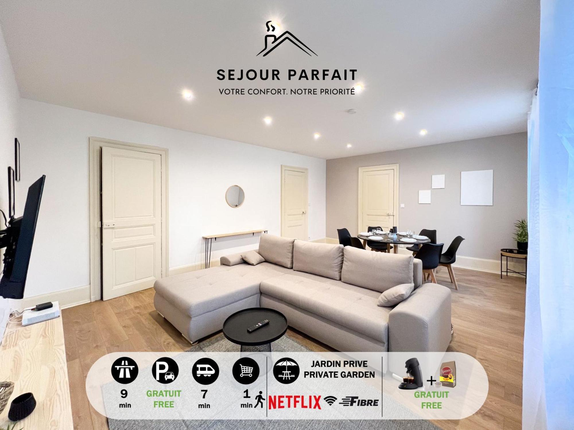 Le Jaures - Jardin Prive Et Netflix Apartment